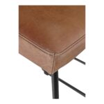 Starlet Counter Stool Open Road Brown Leather (Set of 2) 19 Starlet Counter Stool Open Road Brown Leather (Set of 2) PK-1106-14 PK 1106 14 05