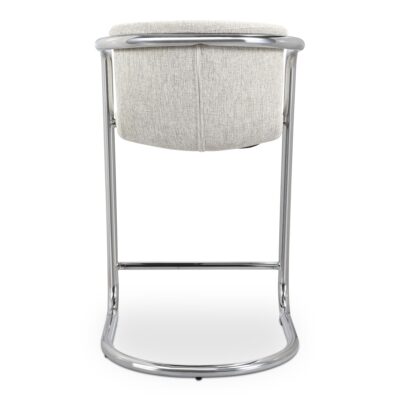 Freeman Chrome Frame Counter Stool Blended Cream-Set Of Two PK-1115-37 PK 1115 37 03