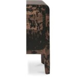 Iris Nightstand Distressed Black PP-1022-02 PP 1022 02 Iris closeup03 shadsilo