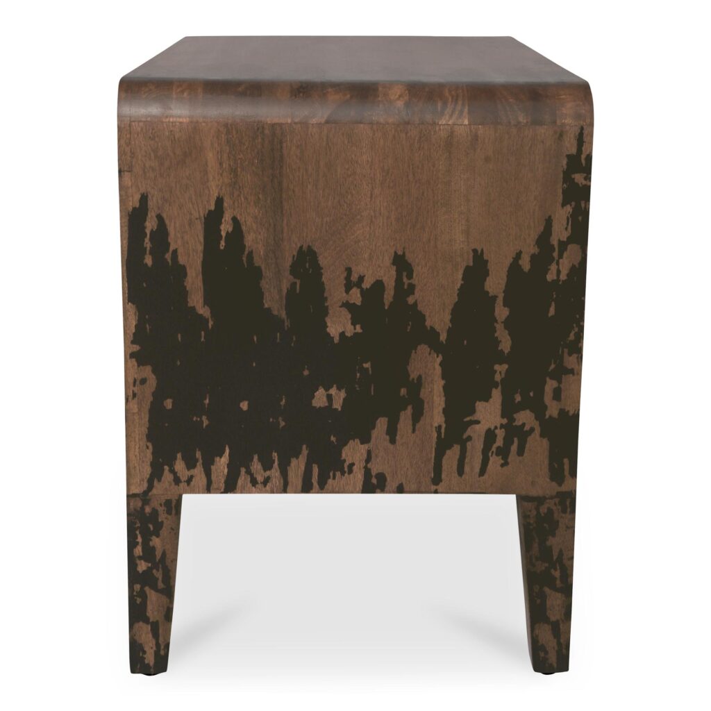 Iris Nightstand Distressed Black - Image 3