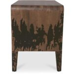 Iris Nightstand Distressed Black PP-1022-02 PP 1022 02 Iris side shadsilo