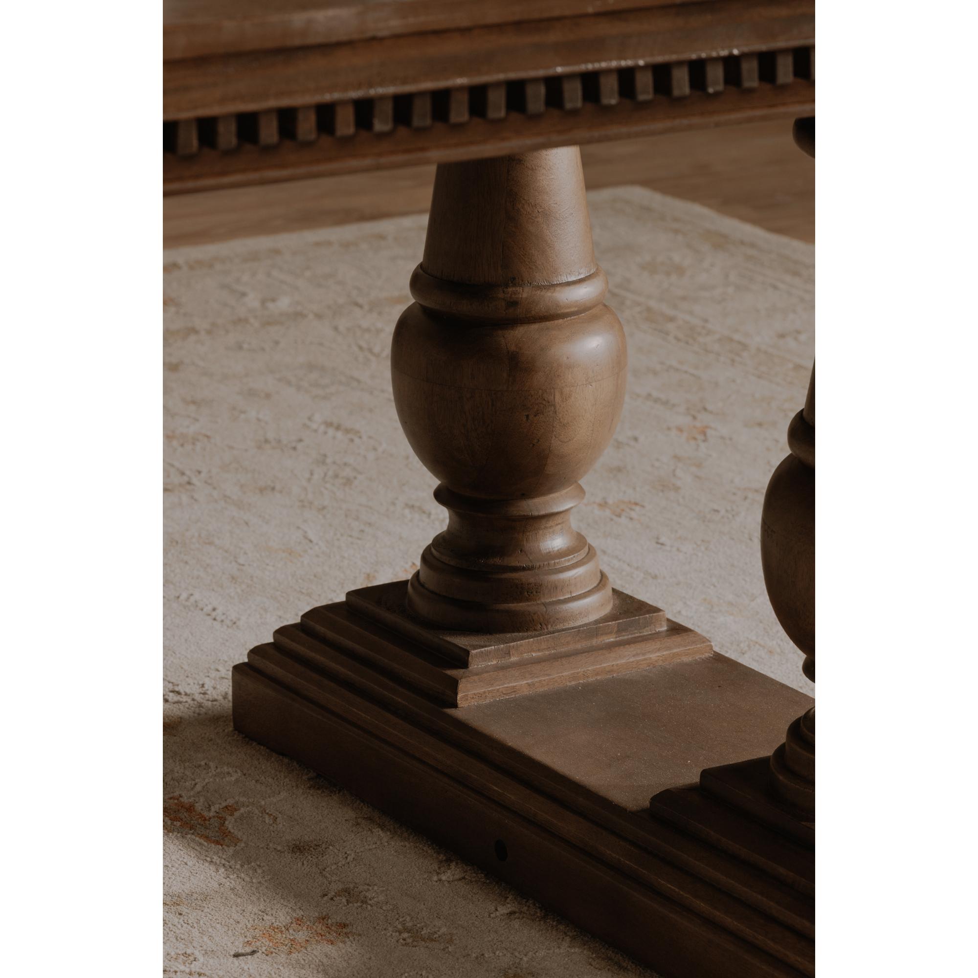 Everson Dining Table Brown 8 Everson Dining Table Brown - Image 8