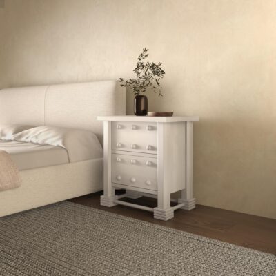 Clement Nightstand Whitewashed