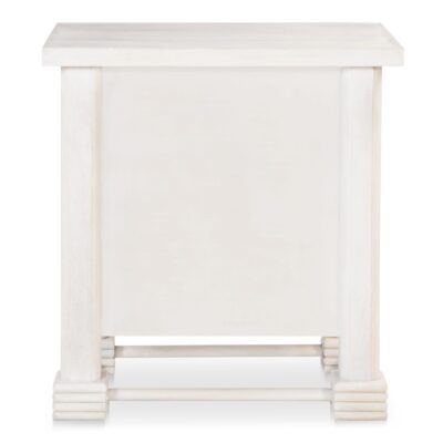 Clement Nightstand Whitewashed PZ-1008-18 PZ 1008 18 Clement back shadsilo