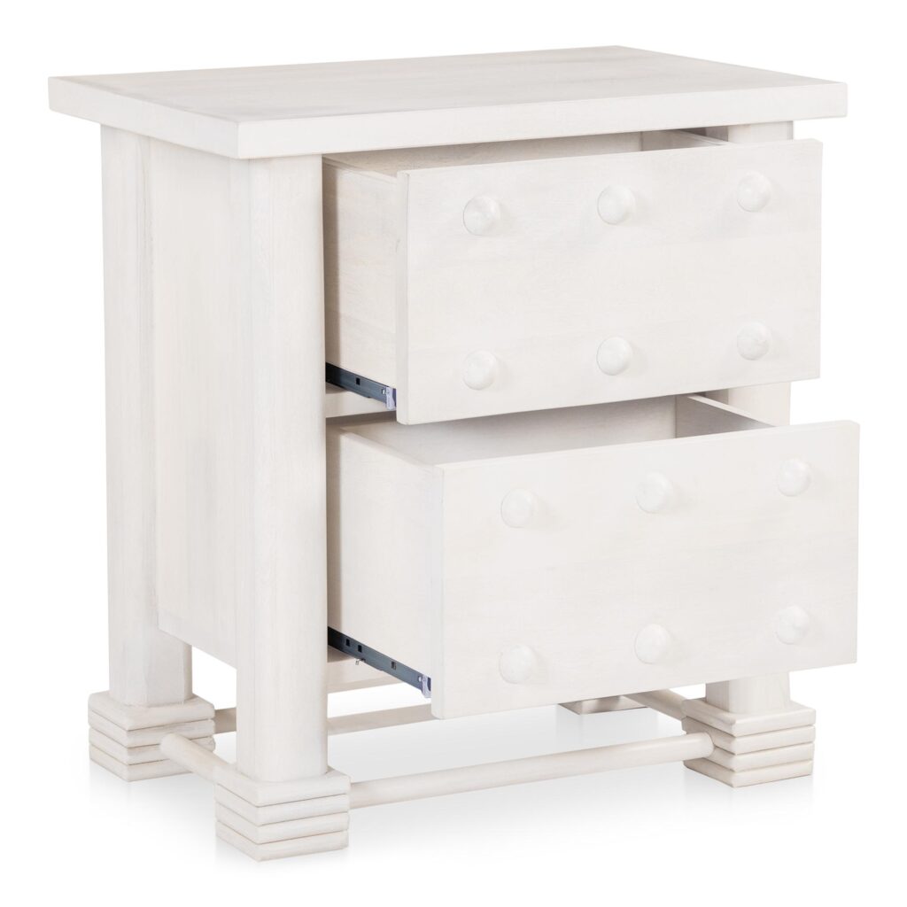 Clement Nightstand Whitewashed - Image 2