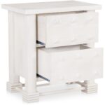Clement Nightstand Whitewashed PZ-1008-18 PZ 1008 18 Clement diagR open shadsilo