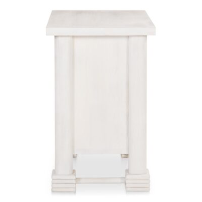 Clement Nightstand Whitewashed PZ-1008-18 PZ 1008 18 Clement side shadsilo