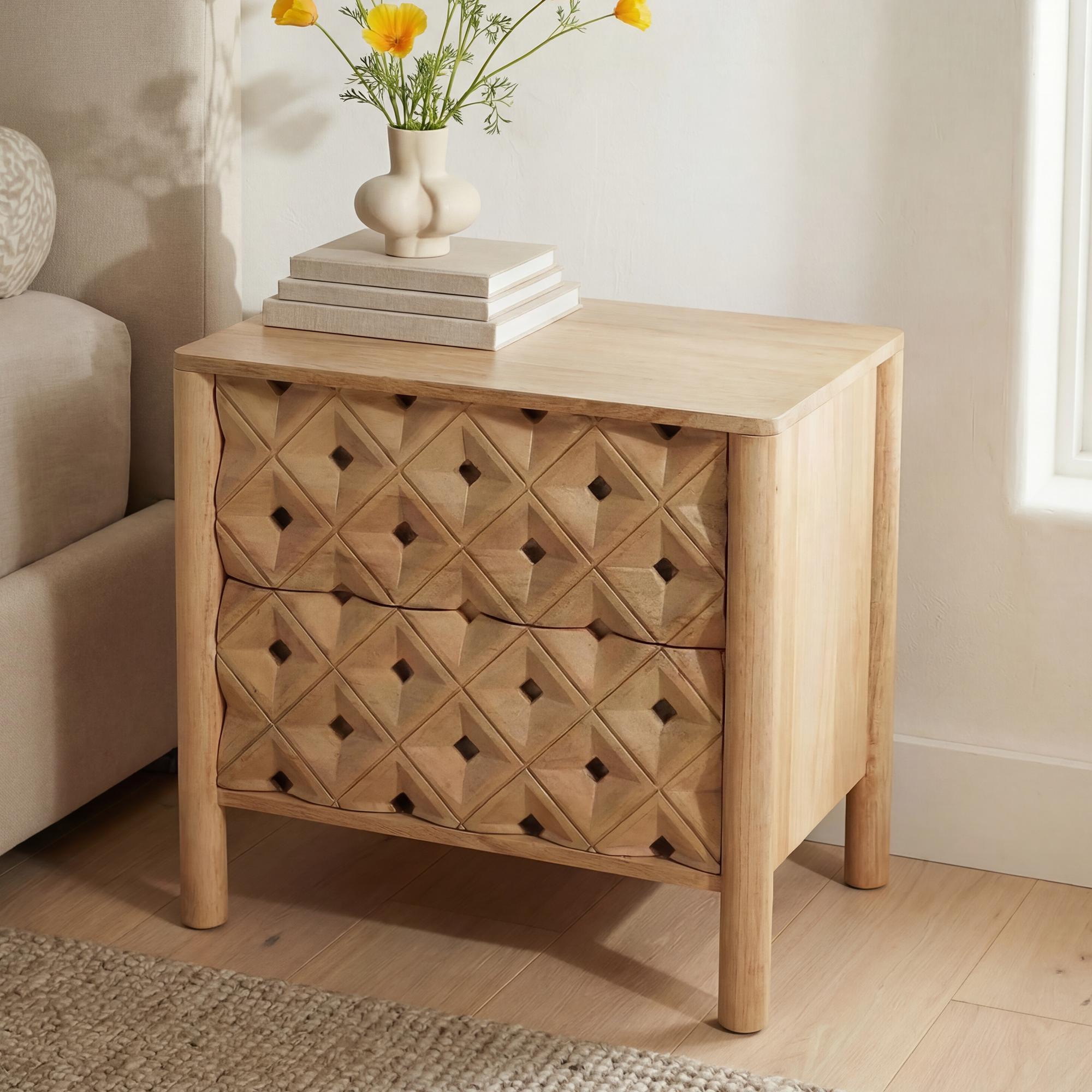 Fulton Nightstand Natural 9 Fulton Nightstand Natural - Image 9