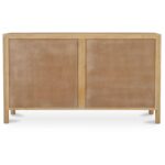 Fulton 6 Drawer Dresser Natural PZ-1011-24 PZ 1011 24 Fulton back shadsilo