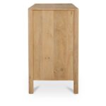 Fulton 6 Drawer Dresser Natural PZ-1011-24 PZ 1011 24 Fulton side right shadsilo