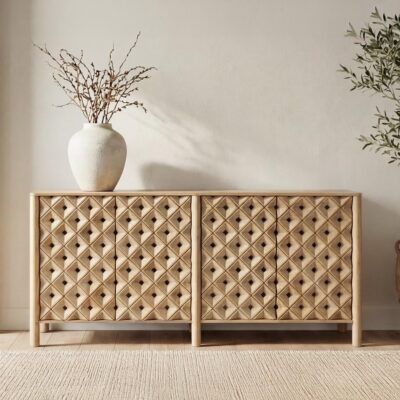 Fulton 4 Door Sideboard Natural