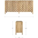 Fulton 4 Door Sideboard Natural PZ-1012-24 PZ 1012 24 70