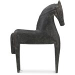 Gallant Wooden Sculpture Black 8 Gallant Wooden Sculpture Black PZ-1013-02 PZ 1013 02 Gallant side right shadsilo