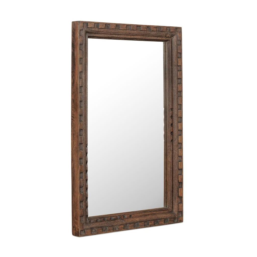 Holland Mirror Large Brown 2 Holland Mirror Large Brown - Image 2