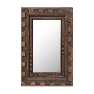Holland Mirror Small Brown