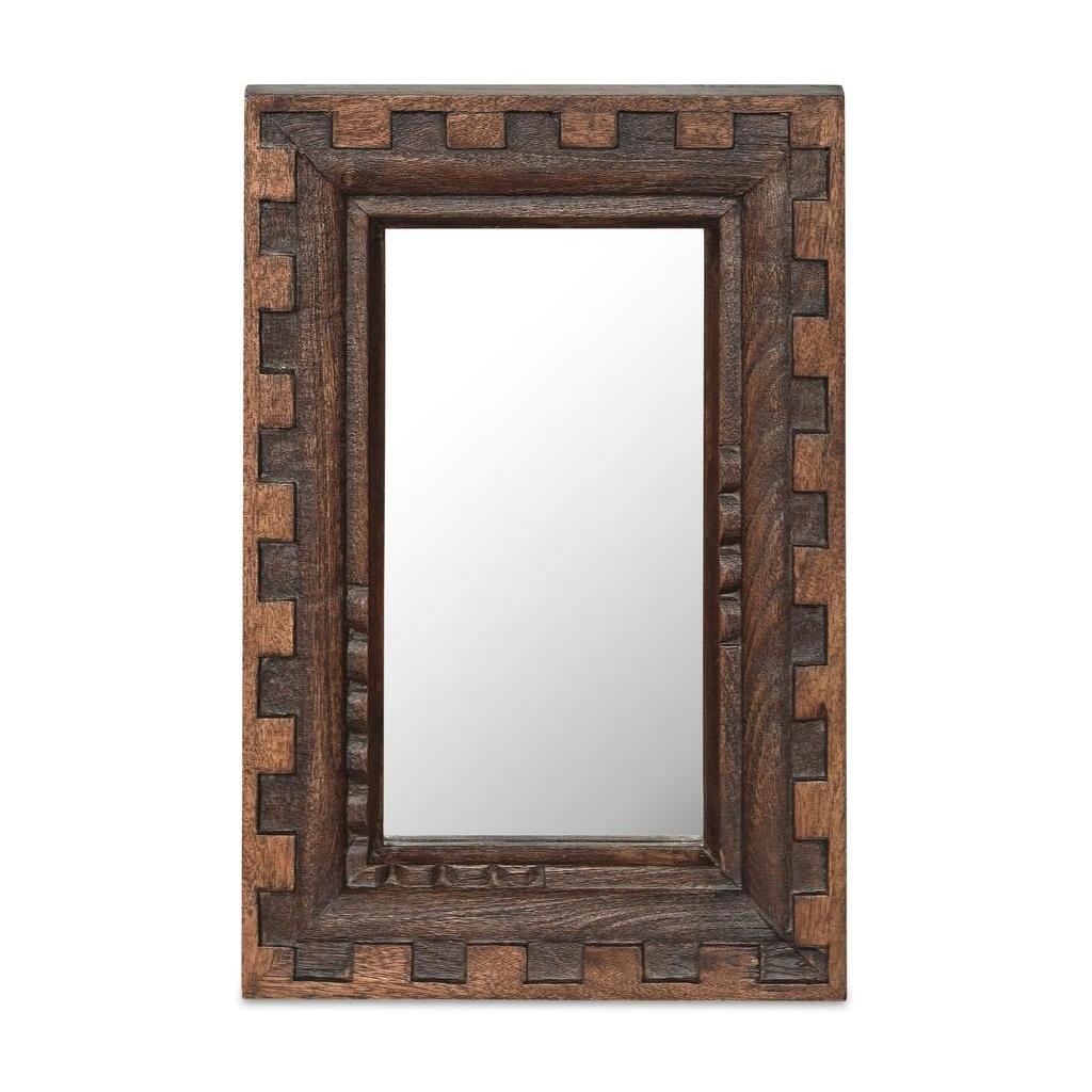 Holland Mirror Small Brown 1 Holland Mirror Small Brown