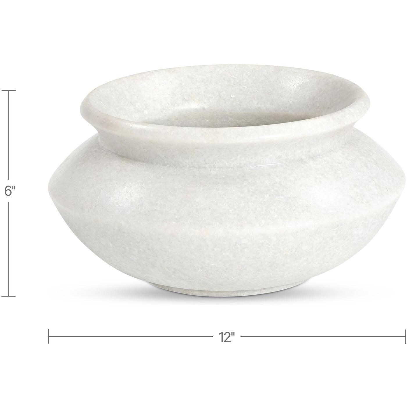 Romano Vessel White Marble 3 Romano Vessel White Marble - Image 3