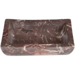 Piero Basin Deep Red Marble 14 Piero Basin Deep Red Marble - Image 5