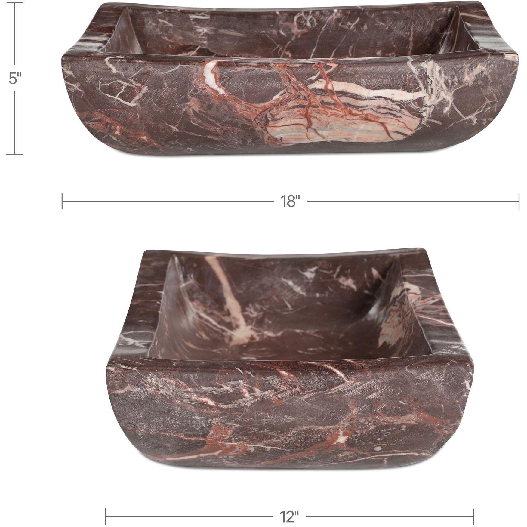Piero Basin Deep Red Marble 5 Piero Basin Deep Red Marble - Image 5