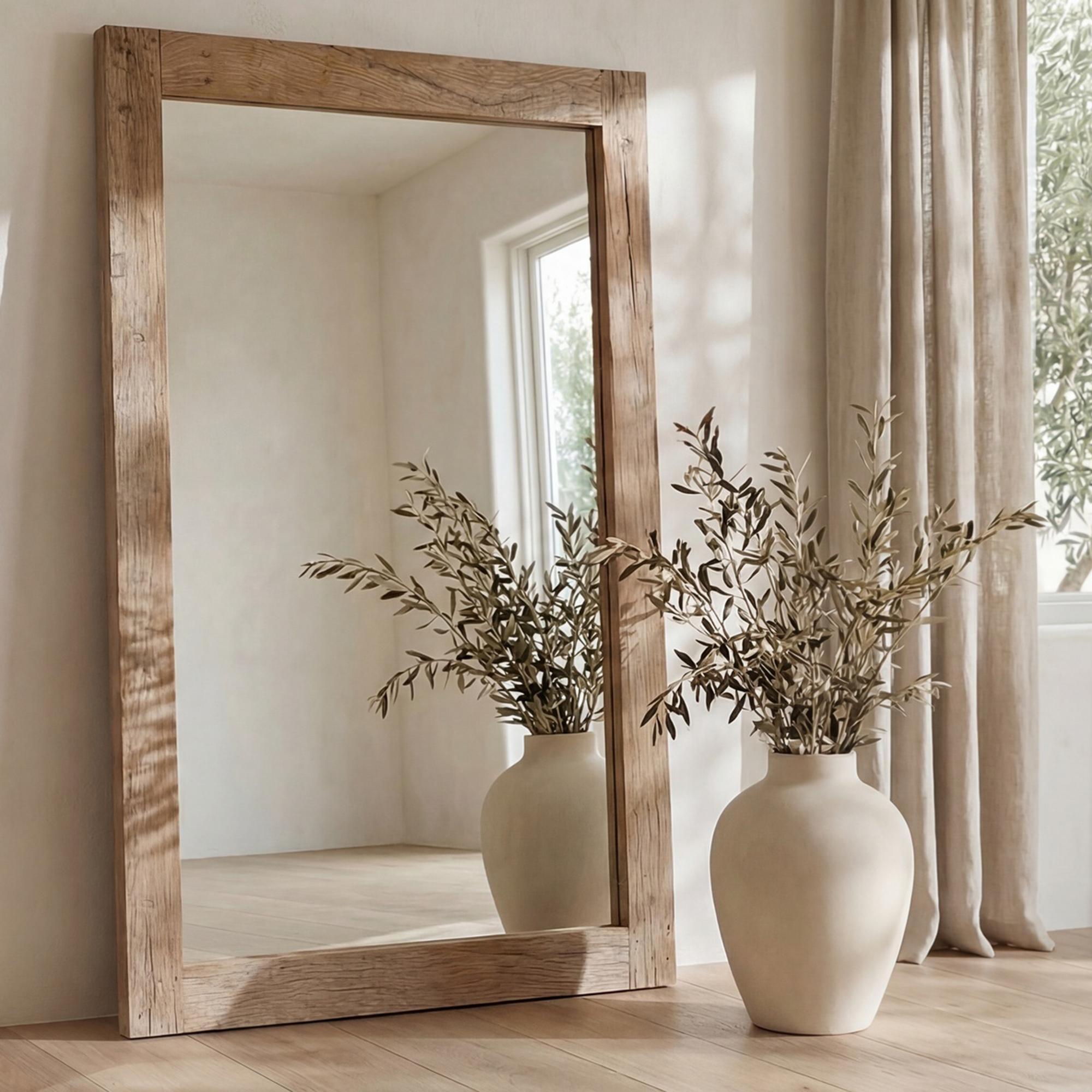 Orchard Reclaimed Wood Floor Mirror 2 Orchard Reclaimed Wood Floor Mirror - Image 2