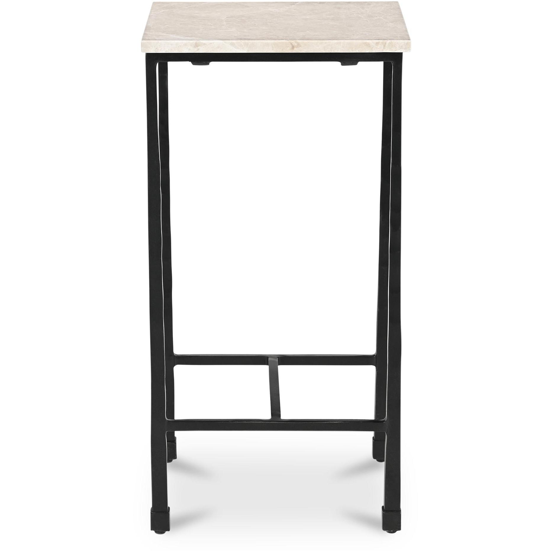 River Side Table Botticino Marble 5 River Side Table Botticino Marble - Image 5