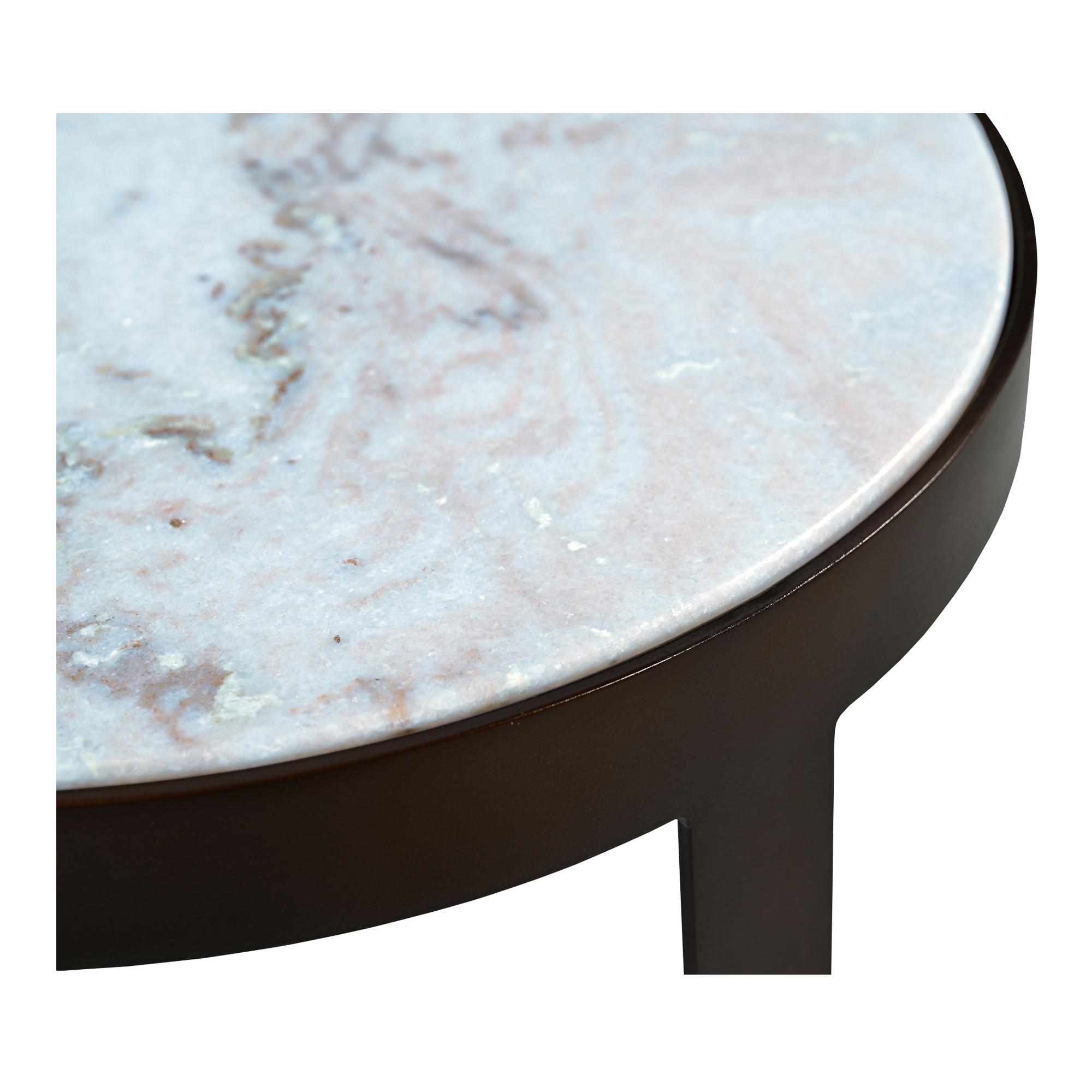 Holli Side Table White Marble 5 Holli Side Table White Marble - Image 5