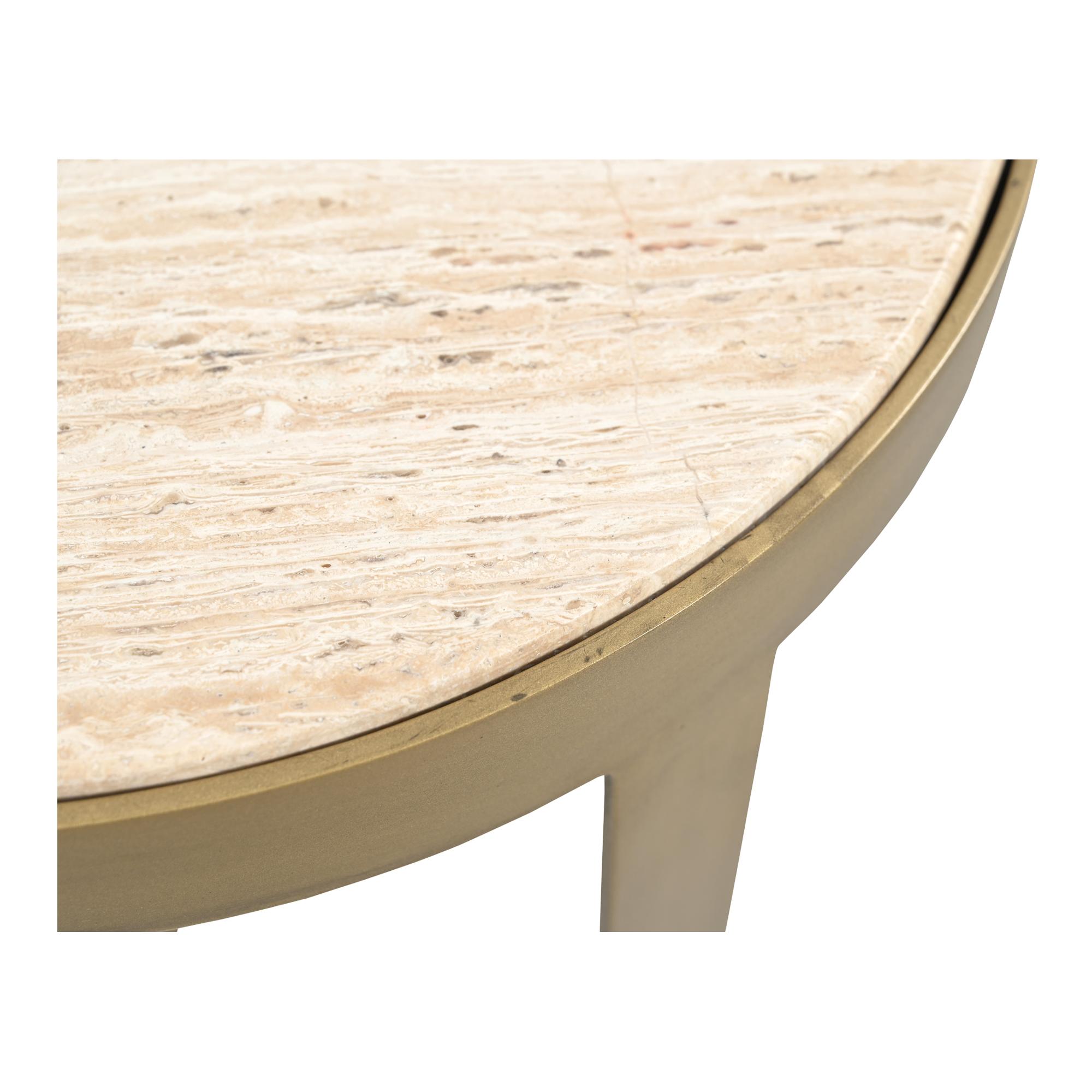 Holli Side Table Travertine 5 Holli Side Table Travertine - Image 5