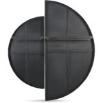 Meridian Wall DÃ©cor Black QJ-1027-02 QJ 1027 02 Meridian back shadsilo