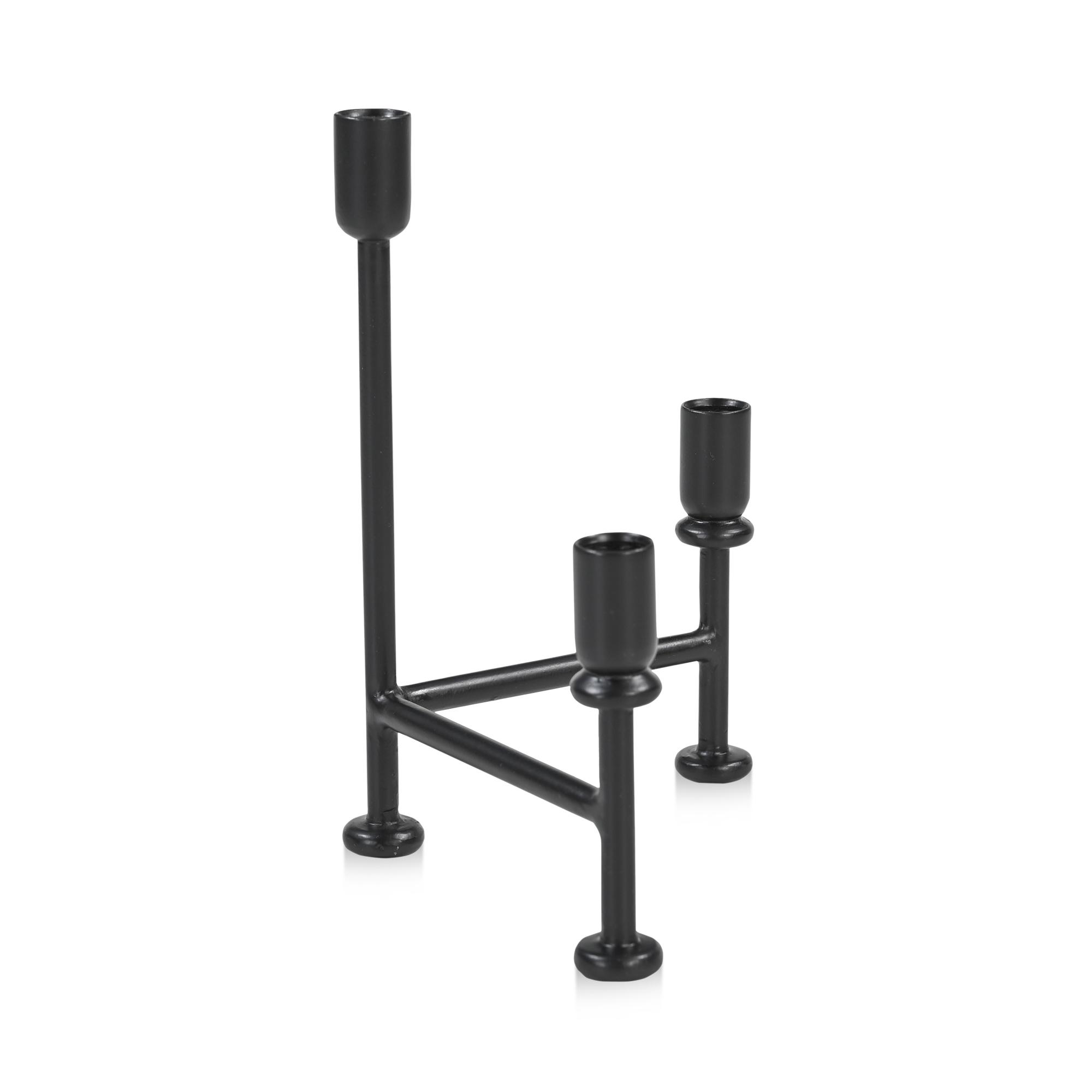 Cicero Candle Holder Black 2 Cicero Candle Holder Black - Image 2