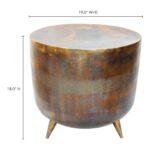 Kettel Accent Table Brass 11 Kettel Accent Table Brass QK-1001-43 QK 1001 43 70