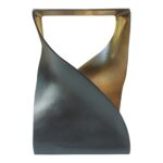 Twist Accent Table Black 7 Twist Accent Table Black QK-1008-02 QK 1008 02 01