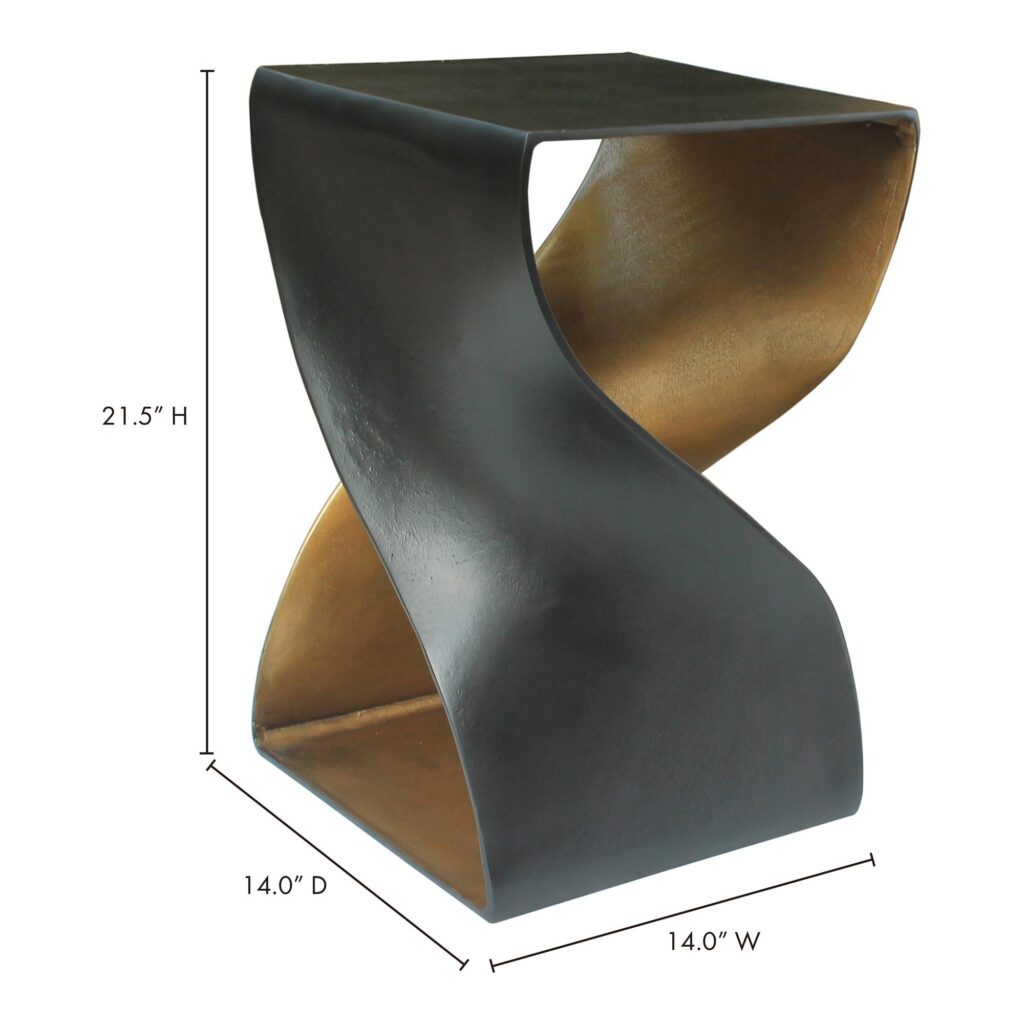 Twist Accent Table Black - Image 6