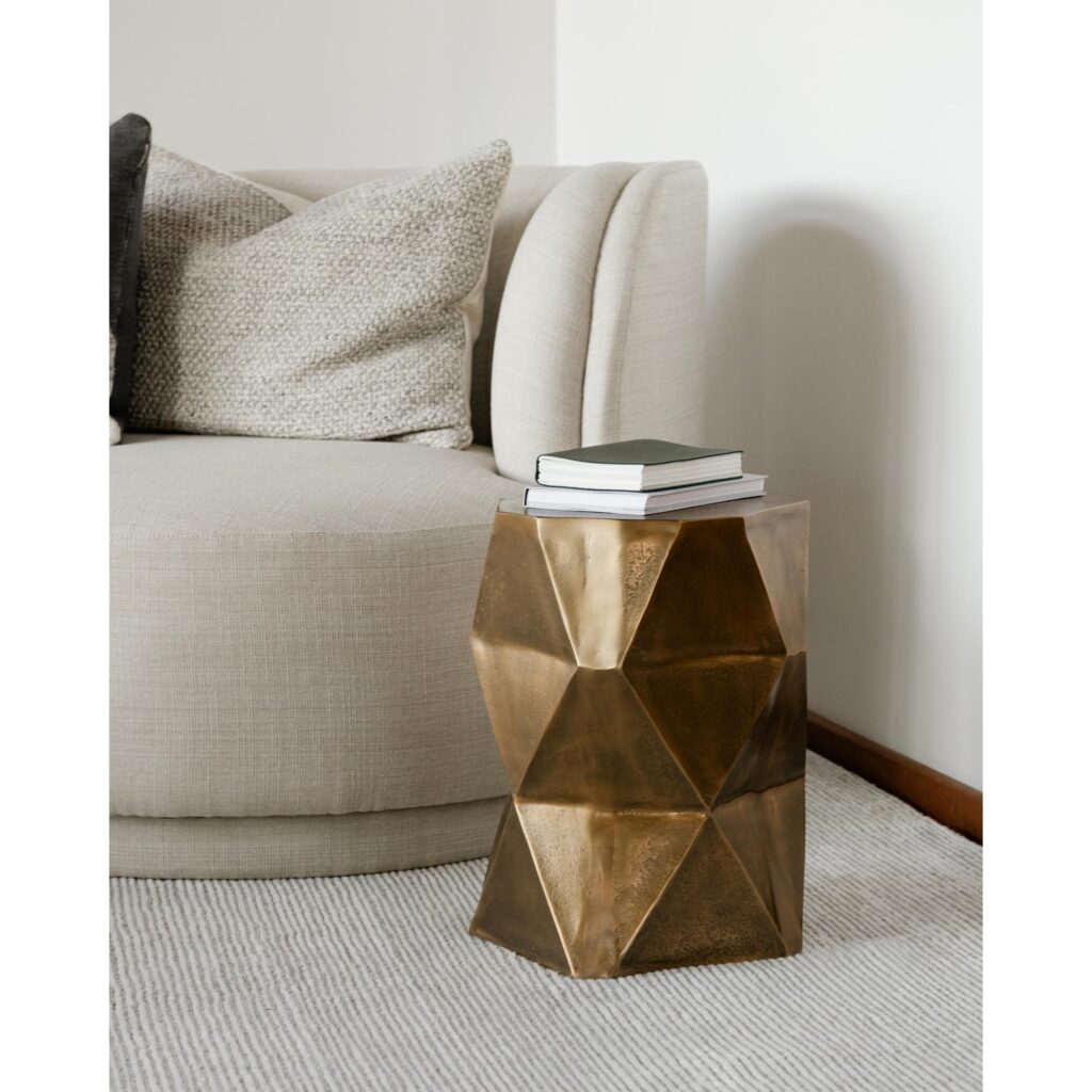 Quintus Accent Table Antique Brass - Image 5