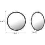 Whitby Mirror Black QK-1029-02 QK 1029 02 70