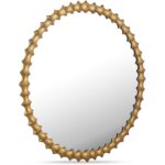 Whitby Mirror Aged Brass QK-1029-43 QK 1029 43 Whitby diagR shadsilo