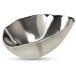 Forde Decorative Bowl Silver QK-1031-30 QK 1031 30 Forde side right shadsilo