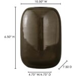 Circe Vase Olive QK-1032-27 QK 1032 27 70