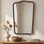 Keyes Mirror Blackened Bronze Cast Aluminum QK-1034-31 QK 1034 31 10