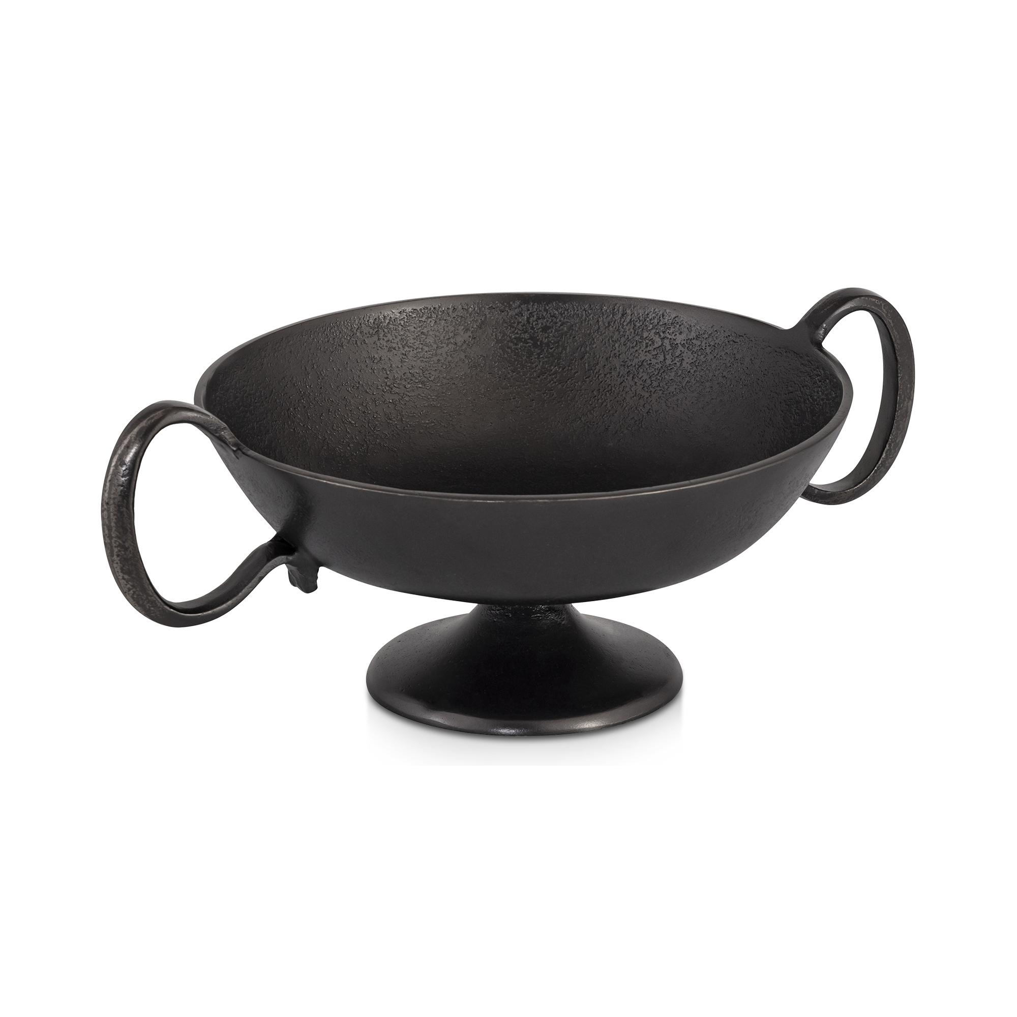 Floris Decorative Bowl Black Cast Aluminum 2 Floris Decorative Bowl Black Cast Aluminum - Image 2