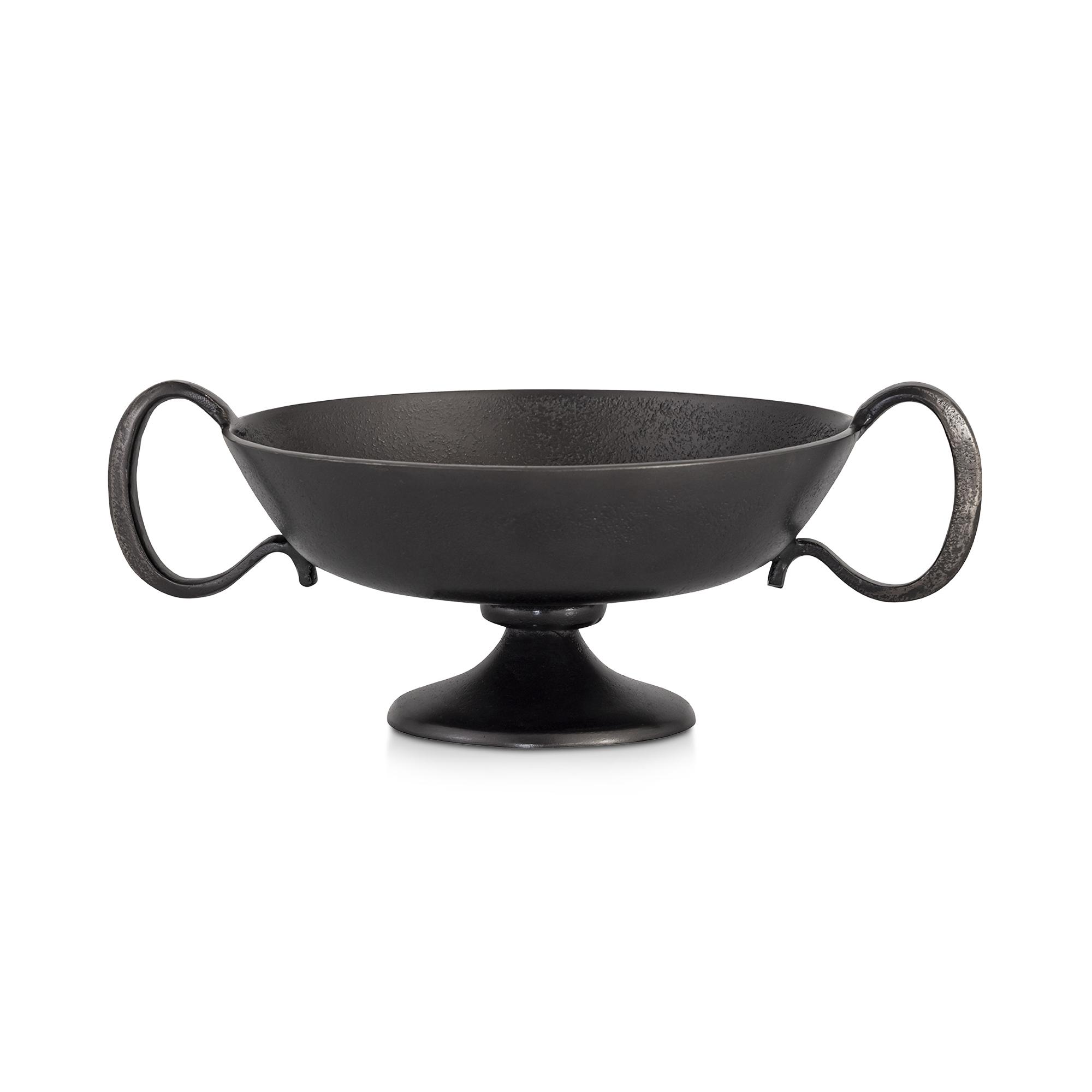 Floris Decorative Bowl Black Cast Aluminum 1 Floris Decorative Bowl Black Cast Aluminum