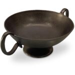 Floris Decorative Bowl Antique Brass Cast Aluminum QK-1035-51 QK 1035 51 Floris diagR shadsilo