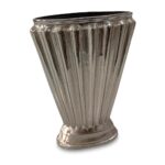 Jade Vase Aged Pewter Cast Aluminum QK-1036-07 QK 1036 07 Jade diagR shadsilo