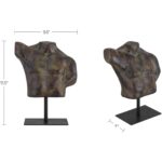 Victor Cast Aluminum Sculpture Dark Green Patina QK-1039-01 QK 1039 01 70