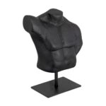 Victor Cast Alumiinum Sculpture Aged Black QK-1039-02 QK 1039 02 Victor diagR shadsilo