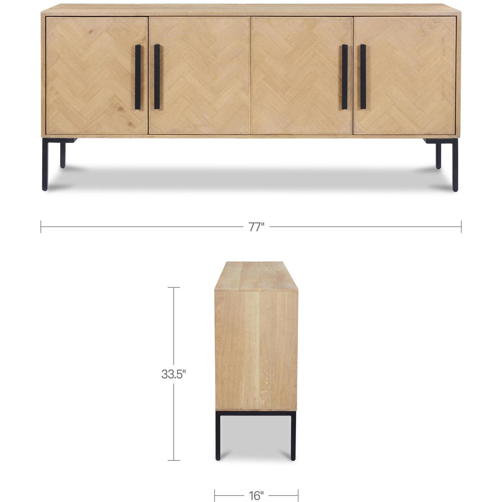 Fishbone Sideboard Natural 3 Fishbone Sideboard Natural - Image 3