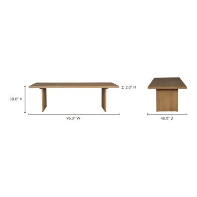 Koshi Dining Table QM-1004-29-0 QM 1004 29 70