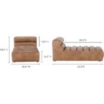 Ramsay Leather Chaise Tan 13 Ramsay Leather Chaise Tan QN-1010-40 QN 1010 40 70