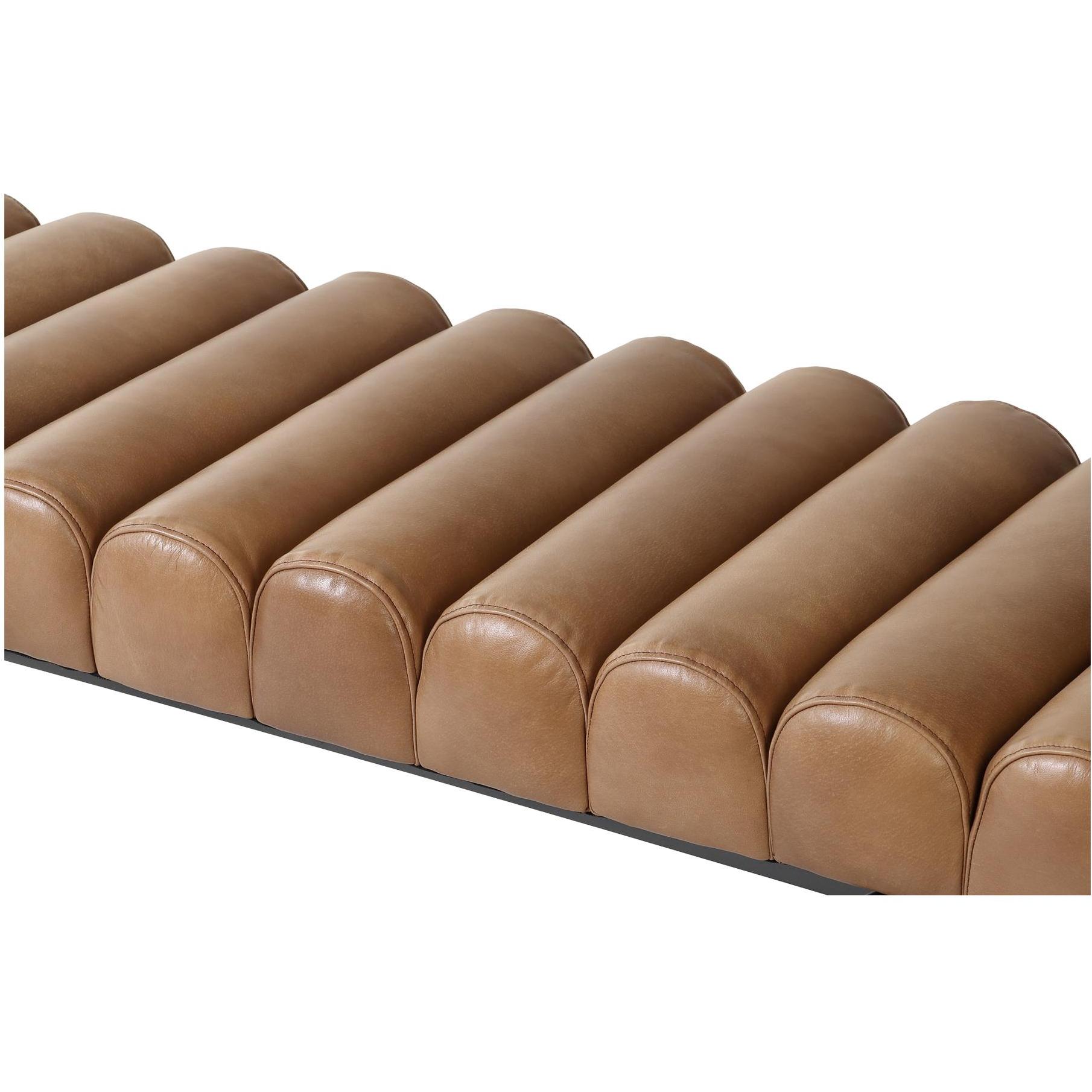 Harrison Bench Tan 5 Harrison Bench Tan - Image 5