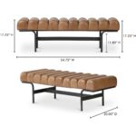 Harrison Bench Tan 15 Harrison Bench Tan QN-1031-03 QN 1031 03 70