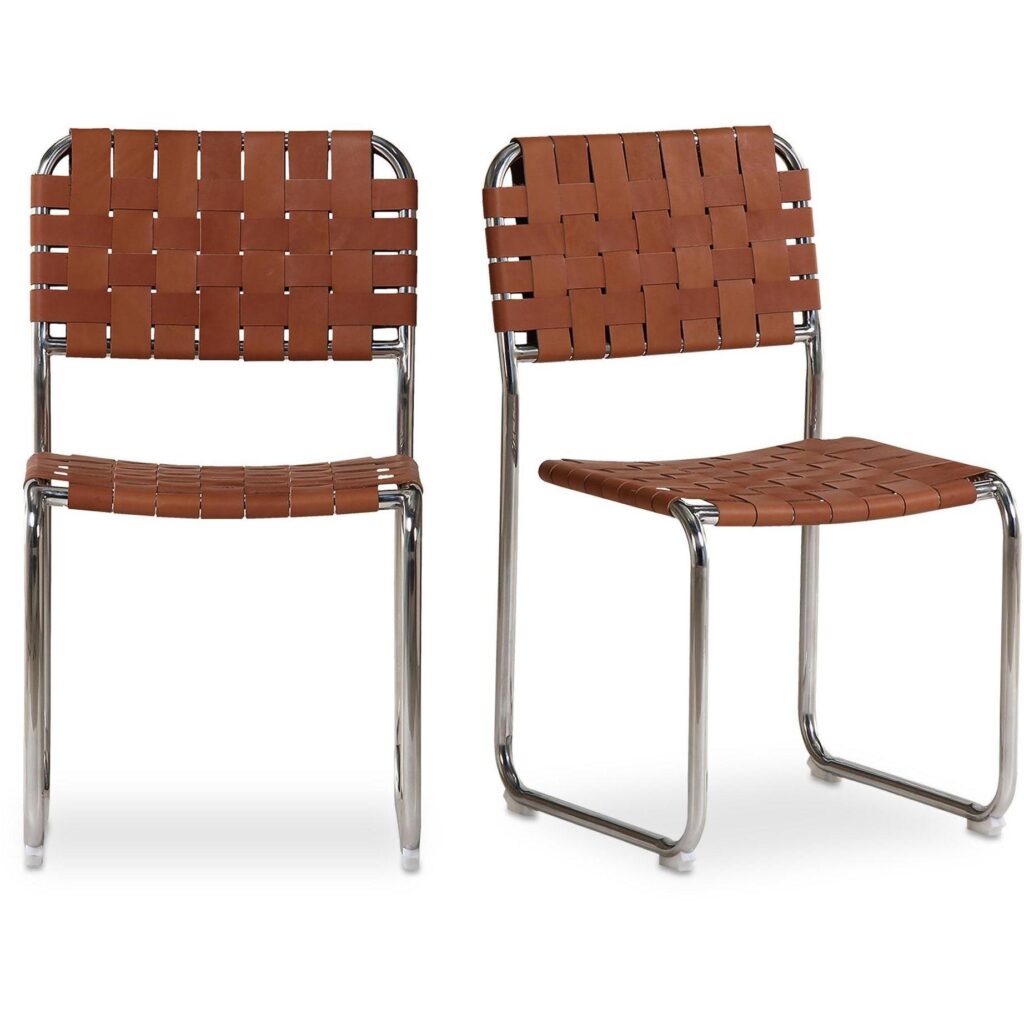 Moma Stainless Steel Dining Chair-Set Of Two